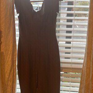 Manadalay Brown Business Dress